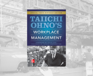 Taiichi Ohno's Workplace Management book cover